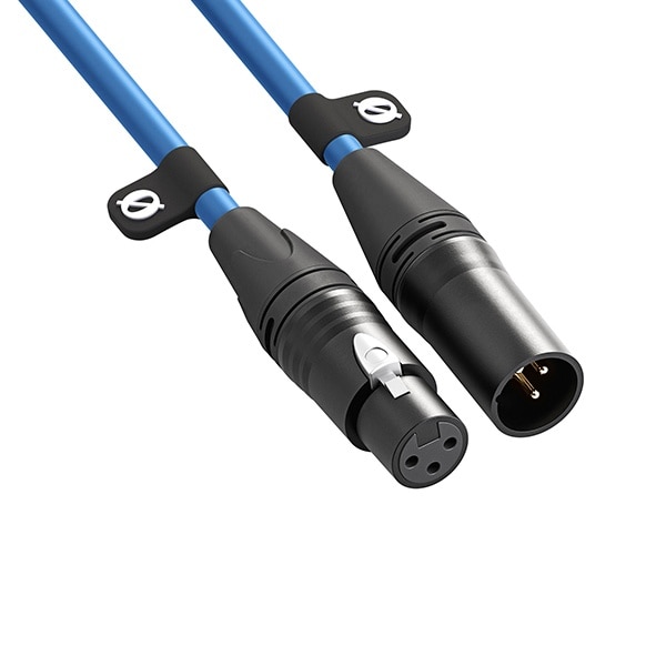 【30%OFF/OUTLET】RODE(ロード) XLR-3 XLR オス-メス ケーブル ブルー / XLR3M-B