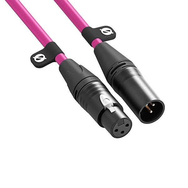 【30%OFF/OUTLET】RODE(ロード) XLR-3 XLR オス-メス ケーブル ピンク / XLR3M-P