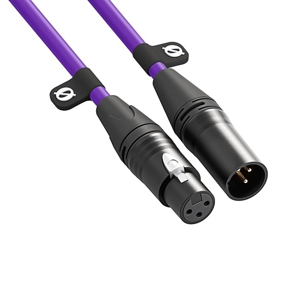 【30%OFF/OUTLET】RODE(ロード) XLR-3 XLR オス-メス ケーブル パープル / XLR3M-PU