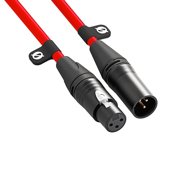 【30%OFF/OUTLET】RODE(ロード) XLR-3 XLR オス-メス ケーブル レッド / XLR3M-R
