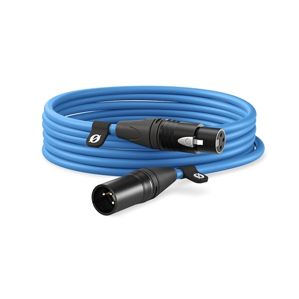【30%OFF/OUTLET】RODE(ロード) XLR-6  XLR オス-メス ケーブル ブルー / XLR6M-B