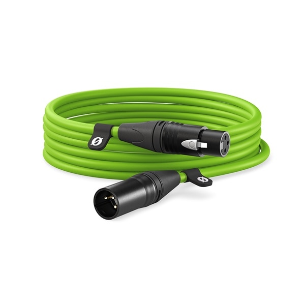 【30%OFF/OUTLET】RODE(ロード) XLR-6  XLR オス-メス ケーブル グリーン / XLR6M-G
