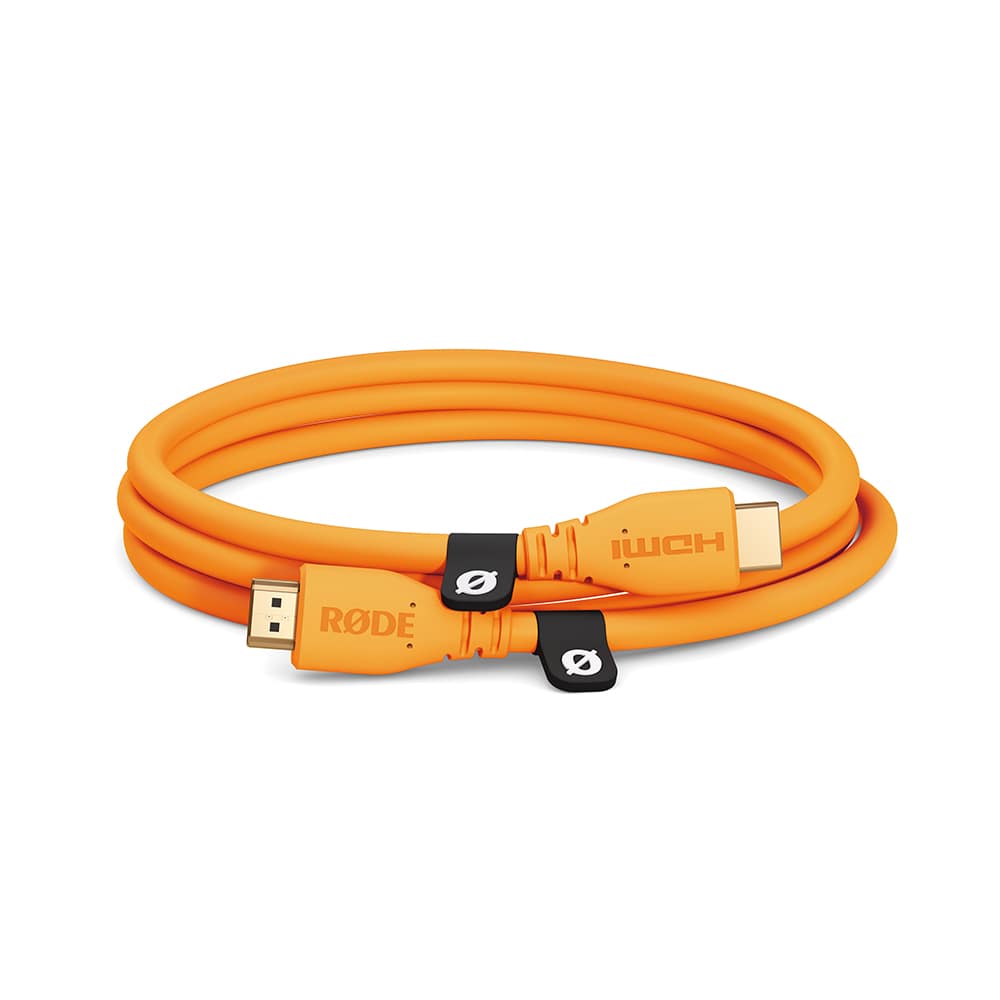 【30%/OUTLET】RODE(ロード) HDMIケーブル 1.5m オレンジ / HDMICABLE1.5M-O