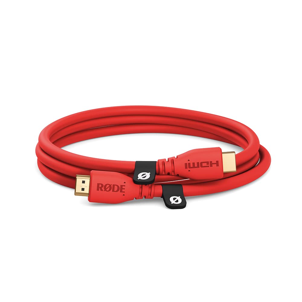 【30%/OUTLET】RODE(ロード) HDMIケーブル 1.5m レッド / HDMICABLE1.5M-R