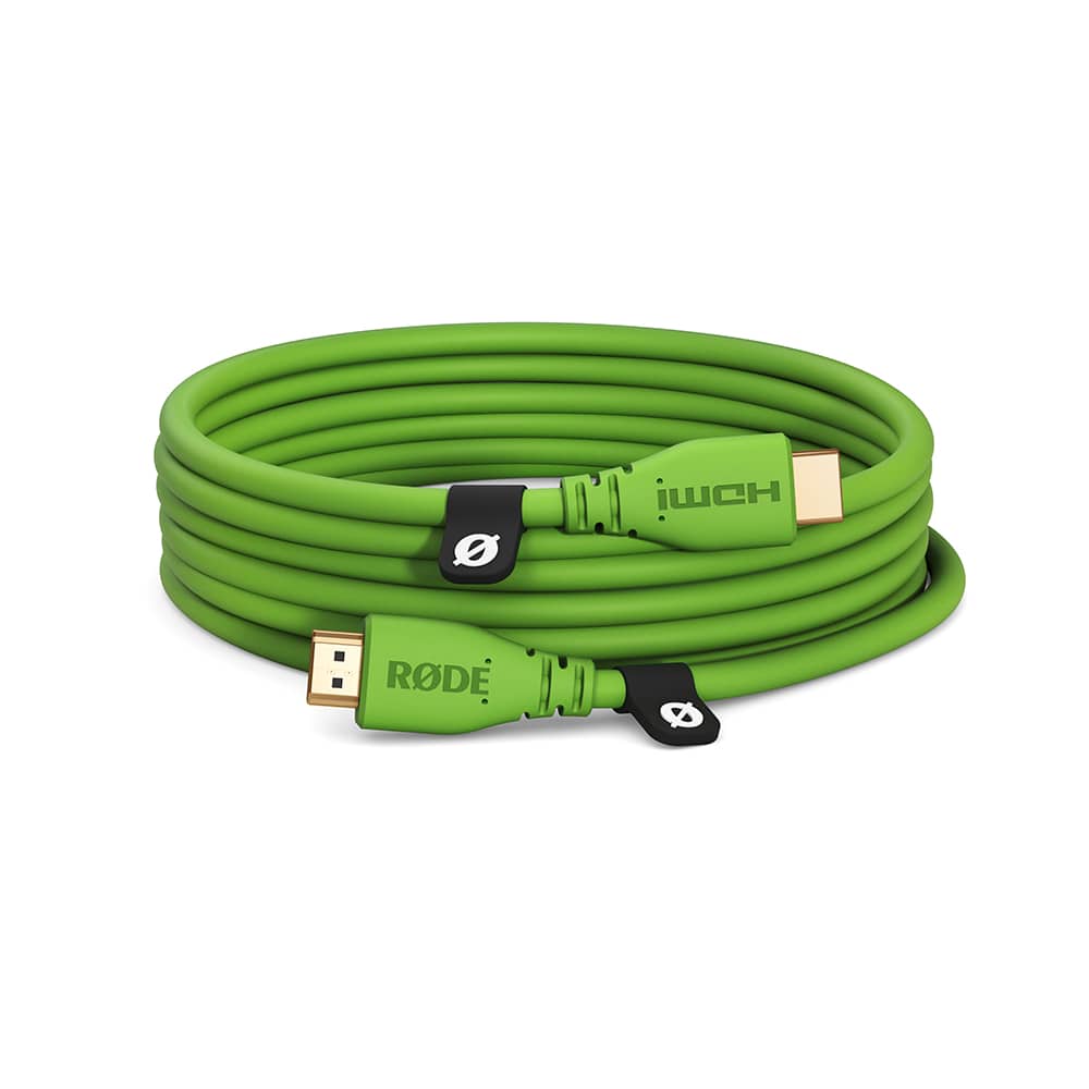 【30%/OUTLET】RODE(ロード) HDMIケーブル 3m グリーン / HDMICABLE3M-G