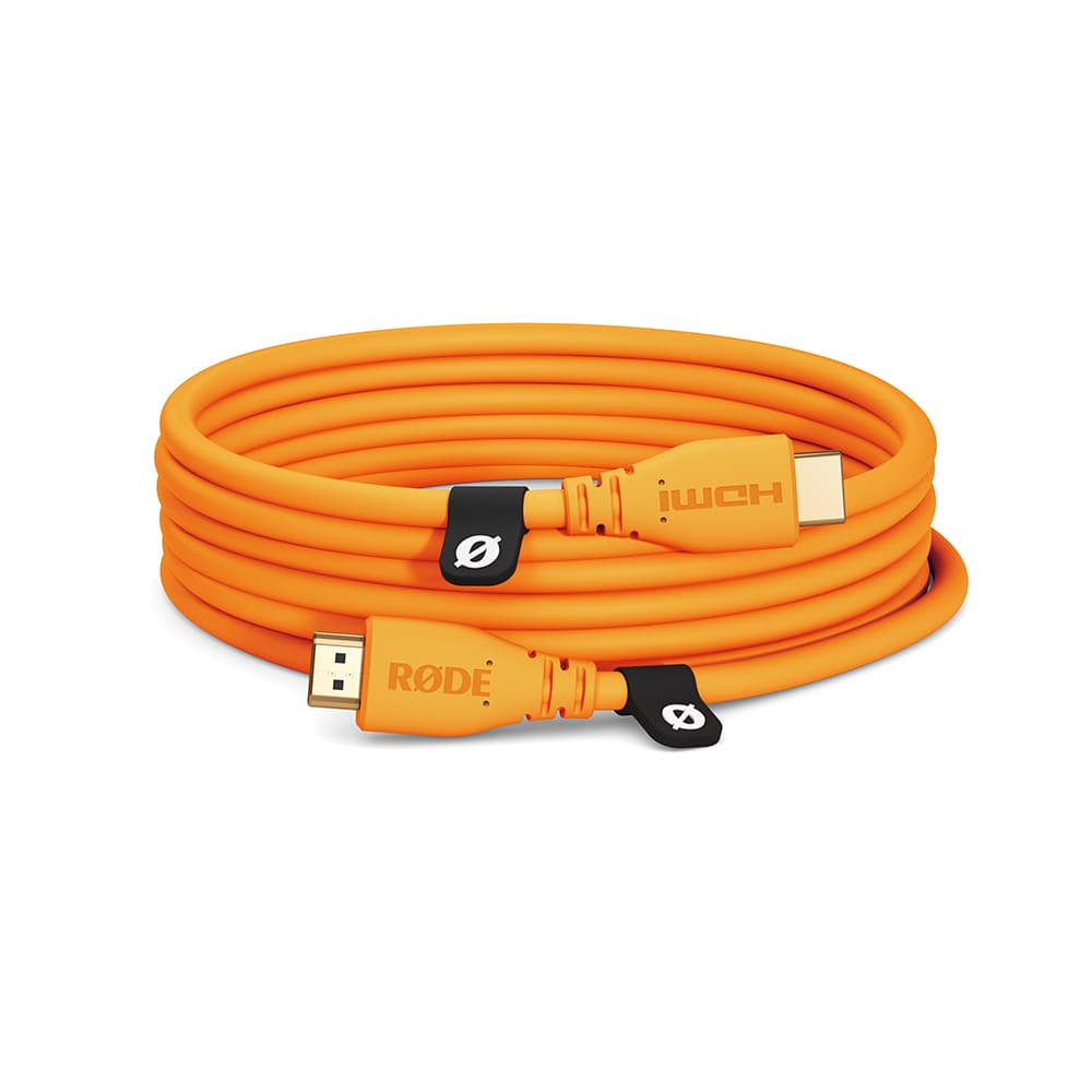 【30%/OUTLET】RODE(ロード) HDMIケーブル 3m オレンジ / HDMICABLE3M-O