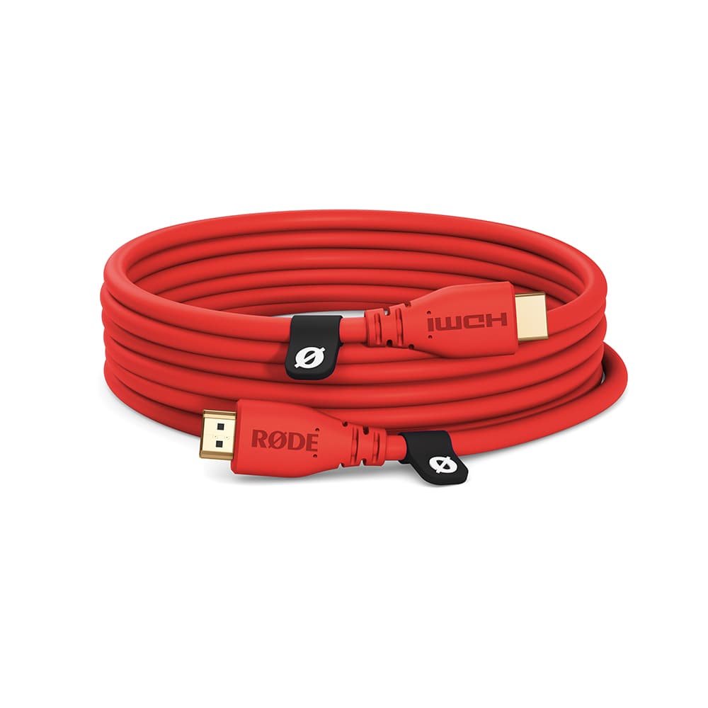 【30%/OUTLET】RODE(ロード) HDMIケーブル 3m レッド / HDMICABLE3M-R