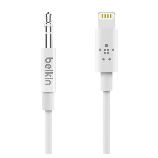 belkin(ベルキン) Lightning to 3.5mmオーディオケーブル 1.8m ホワイト AV10172BT06-WHT