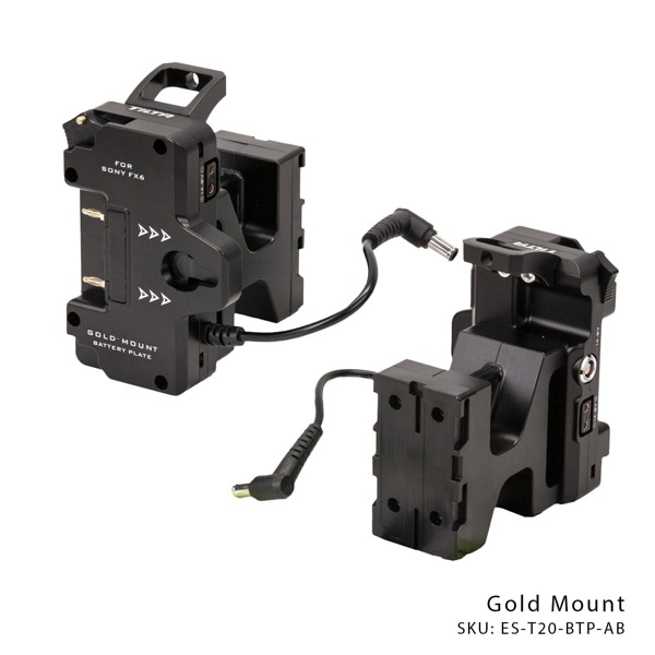 TILTA(ティルタ) SONY FX6用 バッテリープレート ゴールドマウント ES-T20-BTP-AB