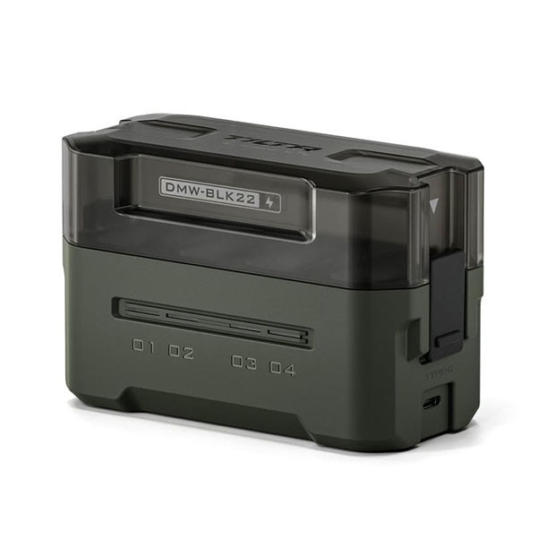 TILTA(ティルタ) DMW-BLK22用 ポータブル4連充電器 グリーン TBC-BLK22-GN