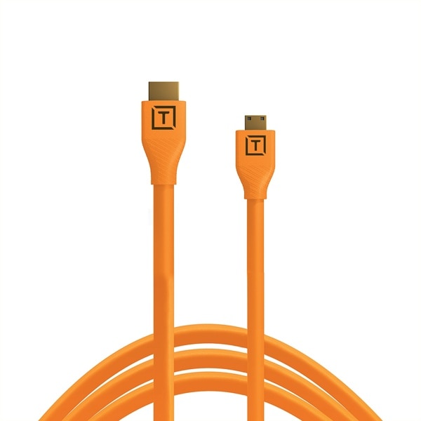 TETHER TOOLS(テザーツールズ) TetherPro HDMI Mini to HDMI 2.0 4.6m オレンジ H2C15-ORG