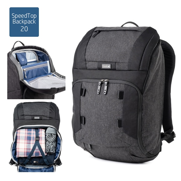 【50%OFF/OUTLET】thinkTANKphoto(シンクタンクフォト) スピードトップ 20 バックパック グラファイト