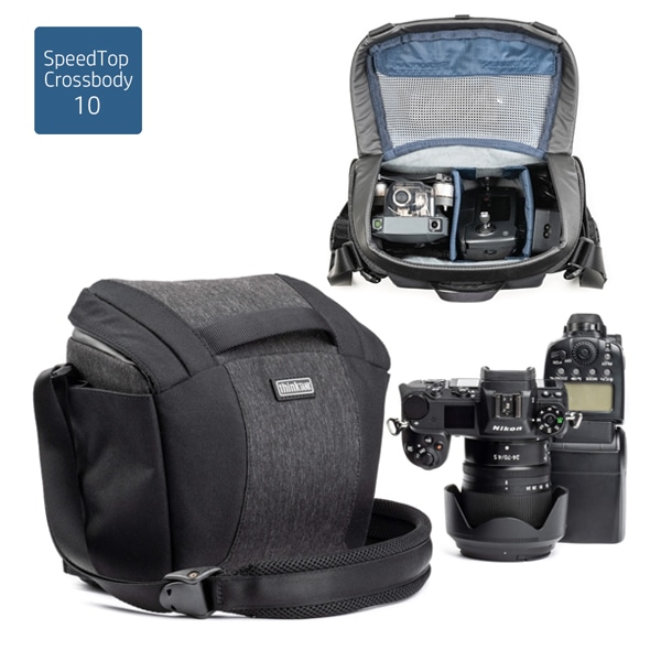 【50%OFF/OUTLET】thinkTANKphoto(シンクタンクフォト) スピードトップクロスボディ 10 グラファイト