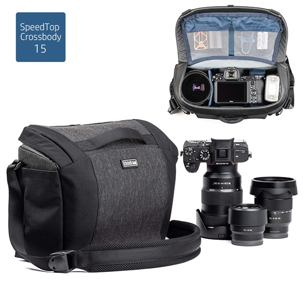 【50%OFF/OUTLET】thinkTANKphoto(シンクタンクフォト) スピードトップクロスボディ 15 グラファイト