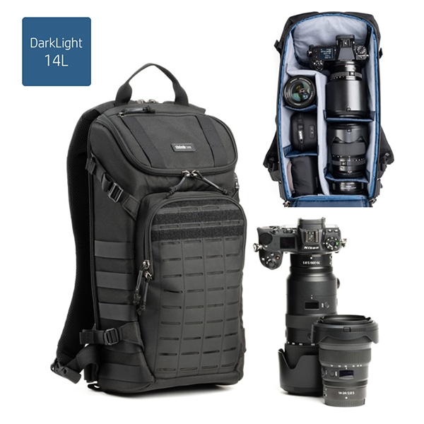 【ノベルティ付き】thinkTANKphoto(シンクタンクフォト) ダークライト バックパック 14L ブラック