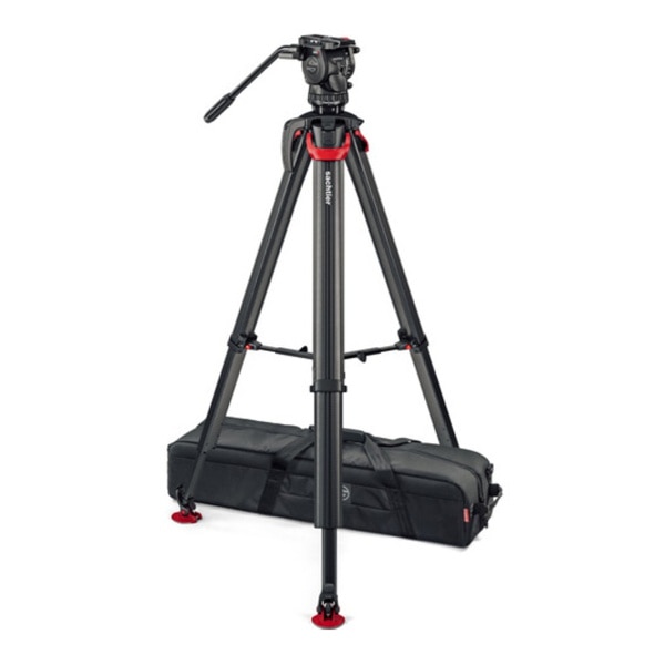 Sachtler(ザハトラー) System aktiv6 flowetech75 MS 3段 カーボン三脚システム S2064S-FTMS