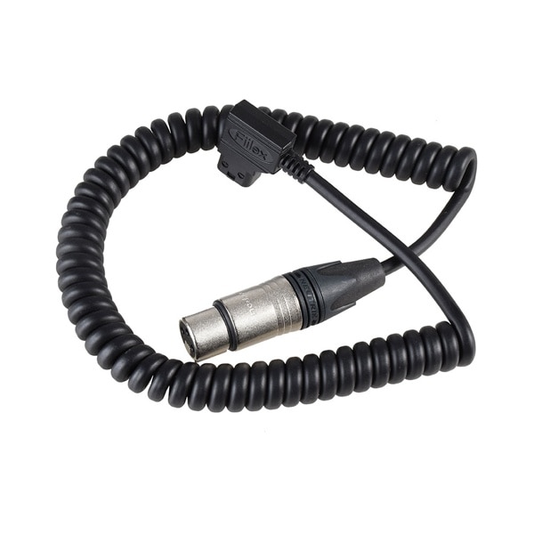 Fiilex(フィーレックス) D-Tap ケーブル 46cm Curled D-Tap to XLR-3 FLXPSU-DCJ2C-DTAPXLR3