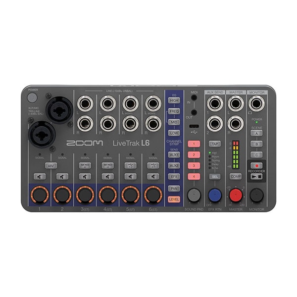ZOOM(ズーム) 10chミキサー&レコーダー LiveTrak L6