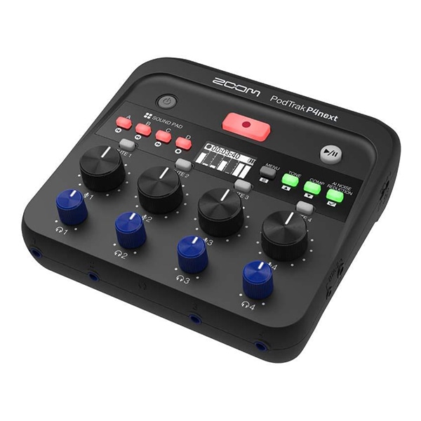 ZOOM(ズーム) PodTrak P4 next ポッドキャスト用レコーダー