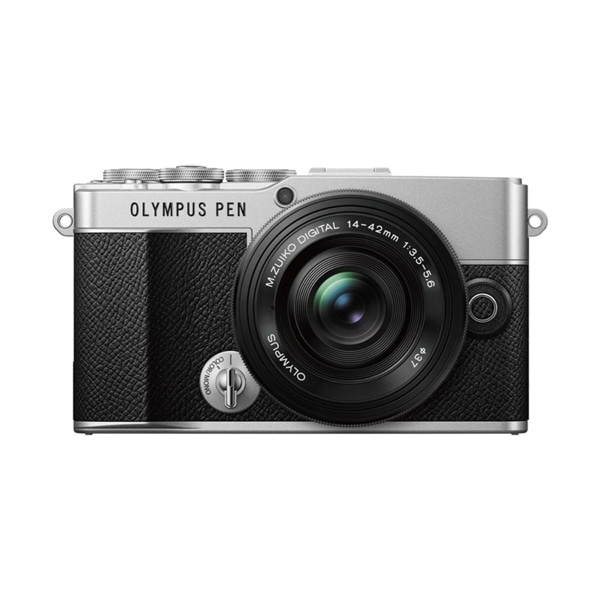 OM SYSTEM(オーエムシステム) PEN E-P7 ミラーレスカメラ 14-42mm EZレンズキット シルバー
