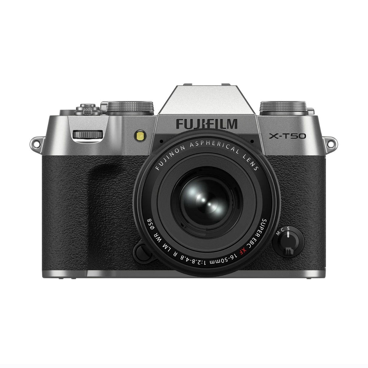 FUJIFILM(富士フイルム) X-T50 XC15-45mm F3.5-5.6 OIS PZ レンズキット シルバー X-T50LK-1545-B JP