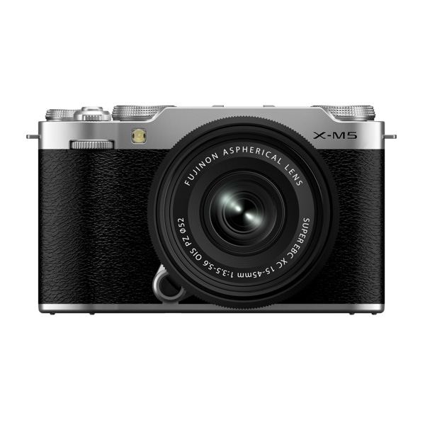 【受注停止】FUJIFILM(富士フイルム) X-M5 XC15-45mmレンズキット シルバー
