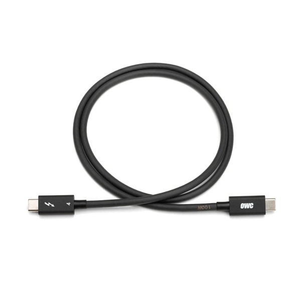 Other World Computing(OWC) Thunderbolt 4/USB-Cケーブル 1m AMU-OWCCBLTB4C10M