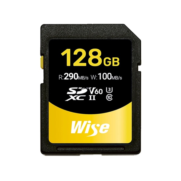 Wise(ワイズ) SDXC UHS-II メモリーカード SD-Sシリーズ 128GB AMU-SD-S128