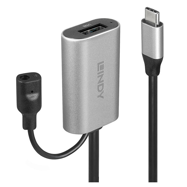 LINDY(リンディー) USB3.1 Type-C to Type-Aアクティブエクステンション ケーブル Thunderbolt 3互換 5m 43270