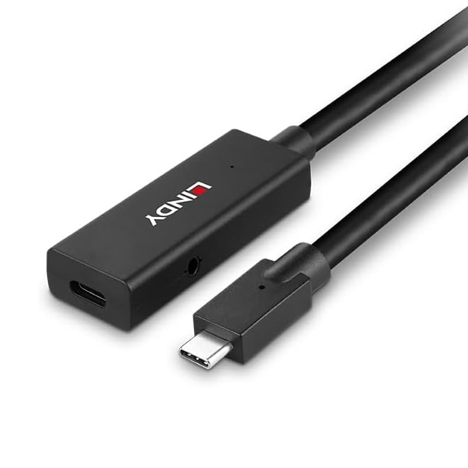 【会員価格/SALE】LINDY(リンディ) USB3.2 Gen2 Type-Cアクティブ延長ケーブル 5m 43364
