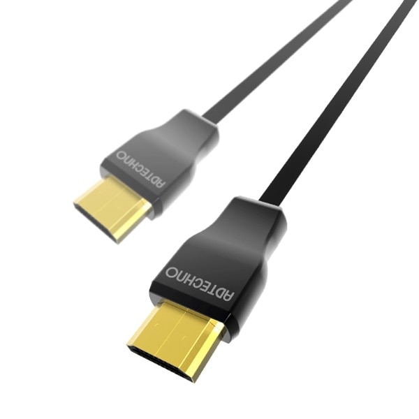 ADTECHNO(エーディテクノ) 18Gbps対応 ウルトラスリム高強度光ファイバHDMIケーブル 20m AHS-020M