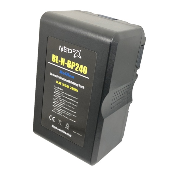 NEP(エヌ・イー・ピー) 高負荷対応Vマウントバッテリー BL-N-BP240