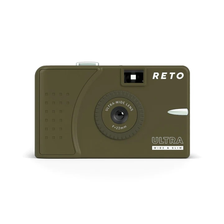 Reto(レト) Ultra wide and slim フィルムカメラ オリーブ UWS-OV