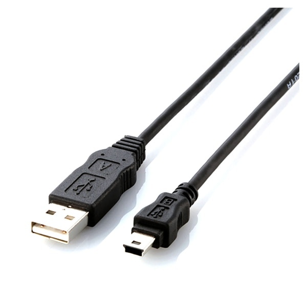 ELLECOM(エレコム) エコUSBケーブル(A-miniB・5m) USB-ECOM550