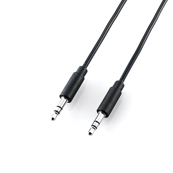 ELLECOM(エレコム) AUDIOケーブル(3.5Φステレオミニ) ブラック 1.0m DH-MMRN10