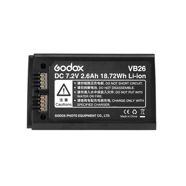 【会員価格/SALE】GODOX(ゴドックス) V1S/V1N/V1C/V1F/V1O/V1フラッシュ用リチウムイオンバッテリー VB26  253875