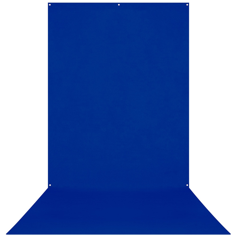 Westcott(ウェストコット) X-Drop Wrinkle-Resistant 5x12'(1.52x3.66m) Light Gr Royal Blue/Chroma-Key Blue(ブルー)