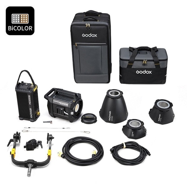 【会員価格/SALE】GODOX(ゴドックス) MG1200Bi-K1 大光量バイカラーLEDライト リフレクターキット1