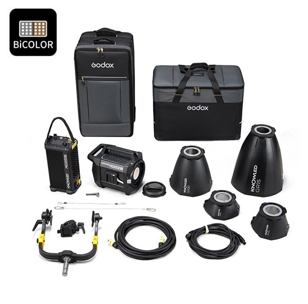 【会員価格/SALE】GODOX(ゴドックス) MG1200Bi-K2 大光量バイカラーLEDライト リフレクターキット2