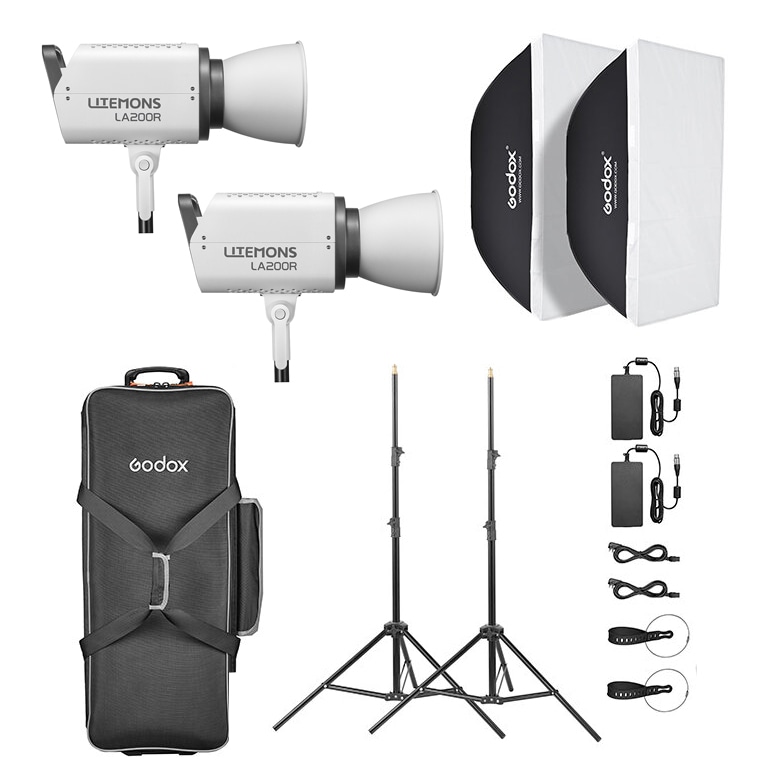 GODOX(ゴドックス) LA200R K2 2スタンドキット ホワイト 266731
