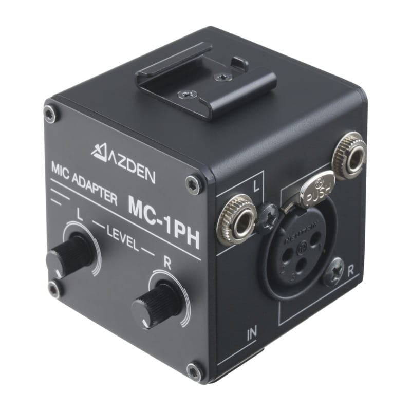 AZDEN(アツデン) コンパクトマイクアダプター MC-1PH(BLACK)
