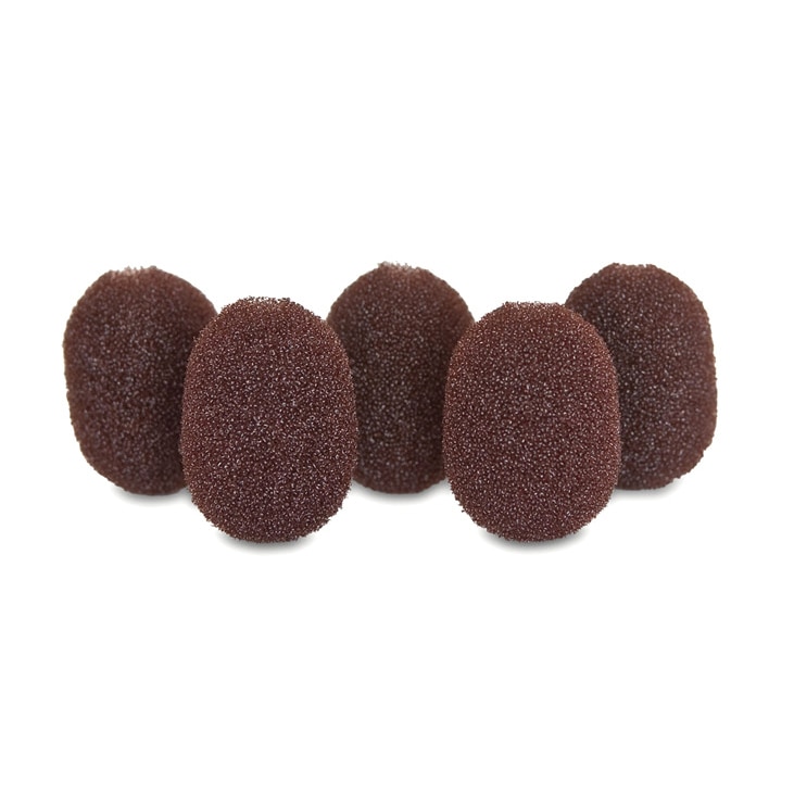 Rycoat(ライコート) ラベリアマイク用ウィンドシールド(ブラウン/5個入り/10パック) RYC-105513