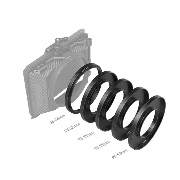 SmallRig(スモールリグ) アダプターリングキット(Φ52/55/58/62/86-95mm) 3383