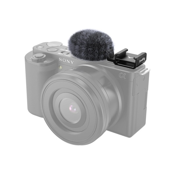 SmallRig(スモールリグ) SONY ZV-E10/ZV-1用ウィンドジャマー付きコールドシューアダプター 3526