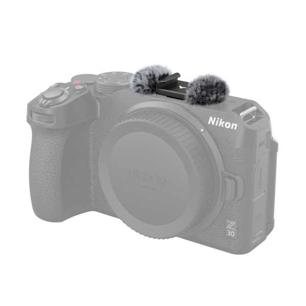 SmallRig(スモールリグ) Nikon Z 30用コールドシューアダプター付きウインドシールド 3859