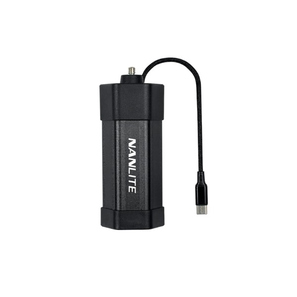 NANLITE(ナンライト) PavoTube II 6C/LitoLite 5C対応 バッテリーグリップ NP-F550対応 USB Type-Cケーブル付き BT-BG-F550