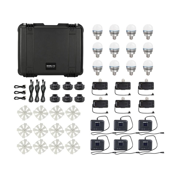 NANLITE(ナンライト) PavoBulb 10C RGBWW LEDバルブ 12kit 14-1004-12KIT