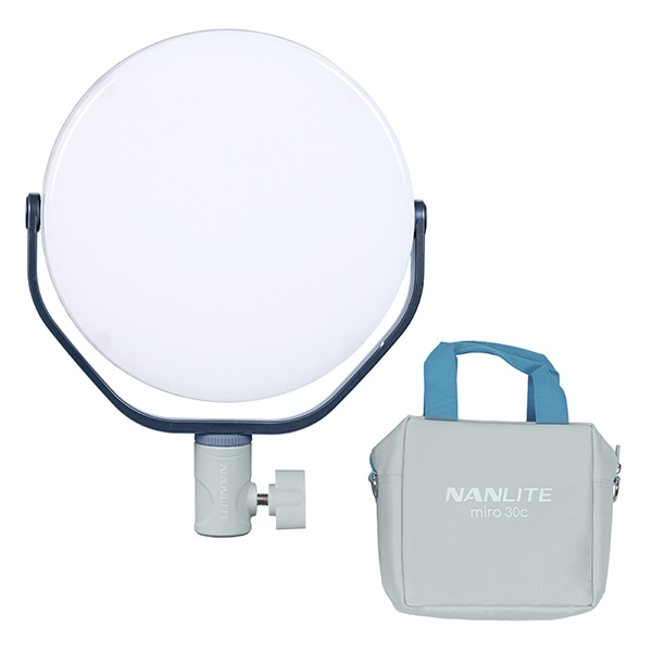【会員価格/SALE】NANLITE(ナンライト) miro 30c フルカラー丸型パネルライト ミッドナイトブルー