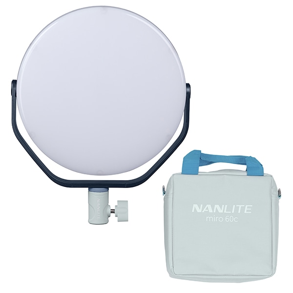 【会員価格/SALE】NANLITE(ナンライト) miro 60c フルカラー丸型パネルライト ミッドナイトブルー