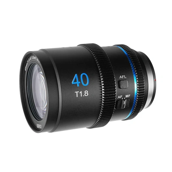SIRUI(シルイ) 40mm T1.8 1.33X S35 オートフォーカスアナモルフィックレンズ ソニーEマウント/ブルー 40AF133X-EB-JP